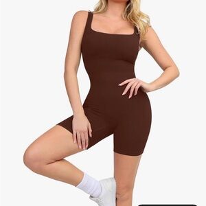 Popilush Brown bodysuit